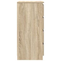 Berkfield Home Sideboard Sonoma Oak 37.5x35x76 cm Engineered Wood in Brown - thumbnail 7
