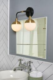 BHS Lighting Sadie Bathroom Wall Light in Metallics - thumbnail 4