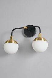 BHS Lighting Sadie Bathroom Wall Light in Metallics - thumbnail 2