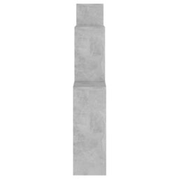 Berkfield Home Wall Cube Shelf Concrete Grey 80x15x78.5 cm Engineered Wood - thumbnail 4