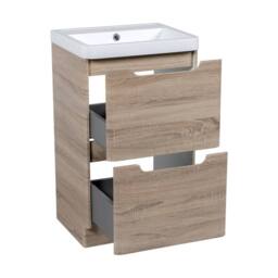 Bathroom Kingdom Monza Oak Basin Drawer Vanity 500mm - thumbnail 2