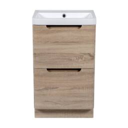 Bathroom Kingdom Monza Oak Basin Drawer Vanity 500mm - thumbnail 3