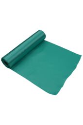 Neel Blue 20cm x 29cm Solid Satin Roll Large Fabric for Chair Sash Wedding Bouquet Décor Drapery in Dark Green - Size: 20 cm x 29 cm - thumbnail 4