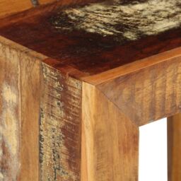 Berkfield Home Stool 40x30x40 cm Solid Reclaimed Wood in Brown - Size: 40 x 30 x 40 cm - thumbnail 6
