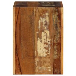 Berkfield Home Stool 40x30x40 cm Solid Reclaimed Wood in Brown - Size: 40 x 30 x 40 cm - thumbnail 3