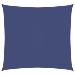 Berkfield Home Sunshade Sail Oxford Fabric Square 7x7 m Blue - thumbnail 2