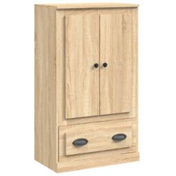 Berkfield Home Highboard Sonoma Oak 60x35.5x103.5 cm Engineered Wood in Brown - thumbnail 2