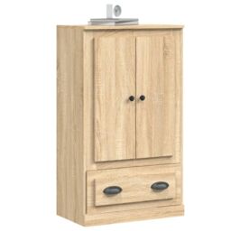 Berkfield Home Highboard Sonoma Oak 60x35.5x103.5 cm Engineered Wood in Brown - thumbnail 4