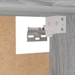 Berkfield Home Wardrobe Grey Sonoma 100x32.5x35 cm Engineered Wood - thumbnail 6