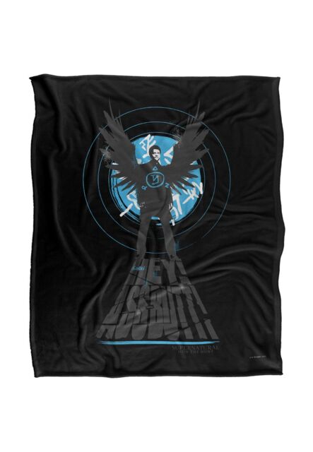 Warner Brothers Supernatural Hey Ass Butt Silky Touch Super Soft Throw Blanket in White - image 1