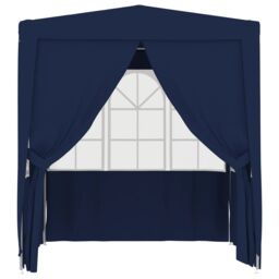 Berkfield Home Professional Party Tent with Side Walls 2.5x2.5 m Blue 90 g/m ² - thumbnail 2