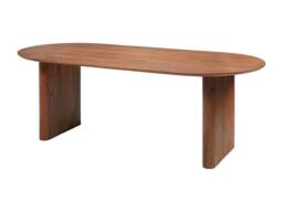 Vente-unique Mango Wood Dining Table With 8 Place Settings - Natural - BALIMELA in Walnut - thumbnail 5