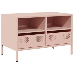 Berkfield Home TV Cabinet Pink 68x39x43.5 cm Cold-rolled Steel
