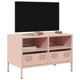 Berkfield Home TV Cabinet Pink 68x39x43.5 cm Cold-rolled Steel - thumbnail 2
