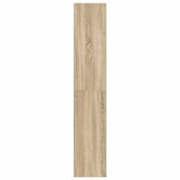 Berkfield Home Bookcases 2 pcs Stackable Sonoma Oak 30x30x80 cm Engineered Wood in Brown - Size: 30 x 30 x 80 cm - thumbnail 5