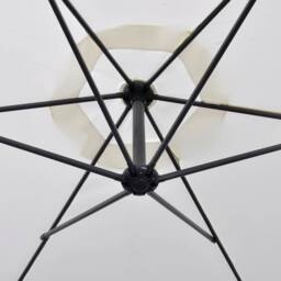 Berkfield Home Comfortable Cantilever Umbrella 3 m Sand White