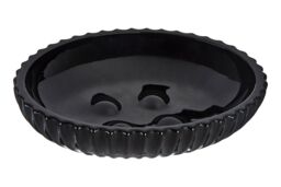 Orsina Ticino Brittany Glass Soap Dish in Black - thumbnail 2