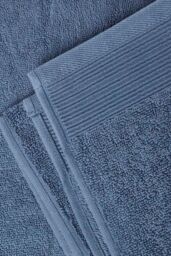 Homescapes Combed Egyptian Cotton Towel 700 GSM in Blue - thumbnail 6