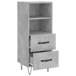 Berkfield Home Sideboard Concrete Grey 34.5x34x90 cm Engineered Wood - thumbnail 5