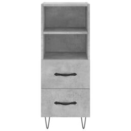 Berkfield Home Sideboard Concrete Grey 34.5x34x90 cm Engineered Wood - thumbnail 6