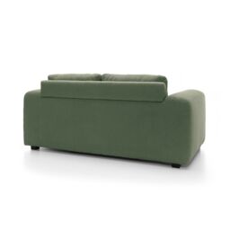 Abakus Direct Boston 3 Seater Sofa Basket Weave in Dark Green - thumbnail 4