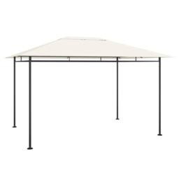 Berkfield Home Gazebo 384x281x270 cm Cream 180 g/m ² - Size: 384 x 281 x 270 cm - thumbnail 2