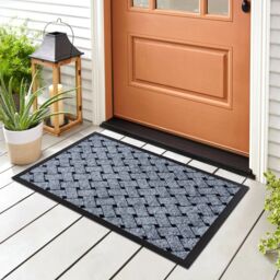 RugsX Antislip Vectra Doormat in Grey - Size: 50 cm x 80 cm - thumbnail 4