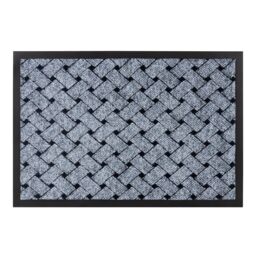 RugsX Antislip Vectra Doormat in Grey - Size: 50 cm x 80 cm - thumbnail 1