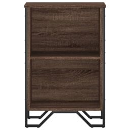 Berkfield Home Bookcase Brown Oak 50x31x74.5 cm Engineered Wood - thumbnail 4