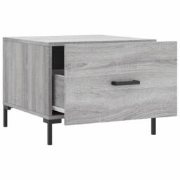 Berkfield Home Decorative Coffee Tables 2 pcs Grey Sonoma 50x50x40 cm Engineered Wood - Size: 50 x 50 x 40 cm - thumbnail 7