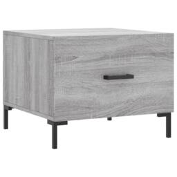 Berkfield Home Decorative Coffee Tables 2 pcs Grey Sonoma 50x50x40 cm Engineered Wood - Size: 50 x 50 x 40 cm - thumbnail 5