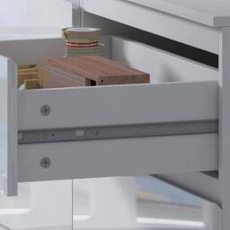FLAVORA 8 Drawer White Gloss Chest of Drawers Large Modern Bedroom No Handle - Size: 100 cm x 15 cm - thumbnail 4