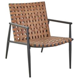 Wyld and Coco 2-Seater Bistro Set Brown PE Rattan with Black Steel Frame - thumbnail 4