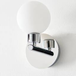 Pagazzi Tago Polished Chrome Wall Light in Silver - thumbnail 2