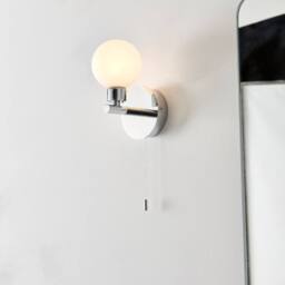 Pagazzi Tago Polished Chrome Wall Light in Silver - thumbnail 3