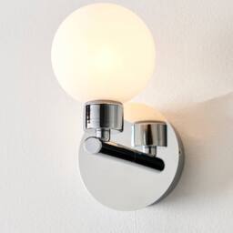 Pagazzi Tago Polished Chrome Wall Light in Silver