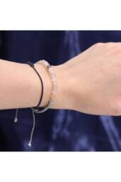 KDMD Gemini Zodiac Crystal Candle & Gemstone Bracelet Set, Tigers Eye in Blue - thumbnail 4