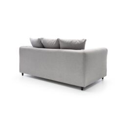 Abakus Direct Darcy 3 Seater Sofa in Smart Linen Fabric 4 colours in Light Grey - thumbnail 3