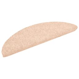 Berkfield Home Self-adhesive Stair Mats 10 pcs Brown 56x17x3 cm Needle Punch - Size: Medium - thumbnail 3