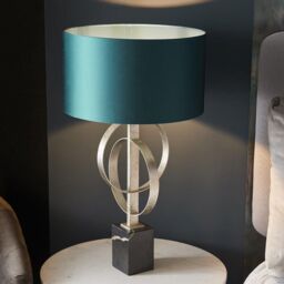 Netlighting 'TRENTO' Non Dimmable Contemporary Stylish Indoor Desk Table Lamp in Silver - thumbnail 5