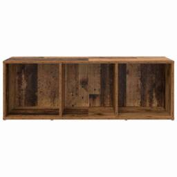 Berkfield Home TV Cabinet with Storage Old wood Engineered Wood in Brown - thumbnail 5
