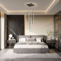 Garwarm 6Light Unique Rectangle LED Dimmable Pendant Long Staircase Chandelier in Black - thumbnail 6