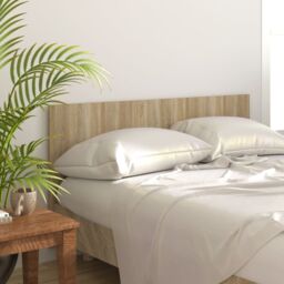 Berkfield Home Bed Headboard Sonoma Oak 160x1.5x80 cm Engineered Wood in Brown - thumbnail 1