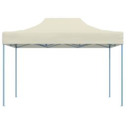 Berkfield Home Professional Folding Party Tent 3x4 m Steel Cream in Beige - thumbnail 2