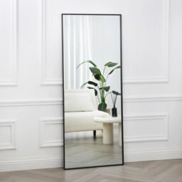 Home Garden Direct Anax - Full Length Mirror with Black Frame - 160x65cm - Size: 160x65 cm - thumbnail 1