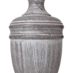 Lemon Pavilion Furniture and Decor Nola Urn Table Lamp with Linen Shade, Wood, L12 x W12 x H45 cm, White in Brown - thumbnail 2