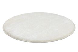 RugsX Dywaniki Łazienkowe Rug in White - Size: 100 cm diameter - thumbnail 2