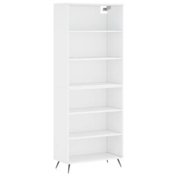 Berkfield Home Highboard White 69.5x32.5x180 cm Engineered Wood - thumbnail 2