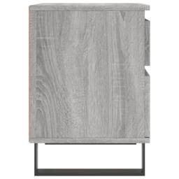 Berkfield Home Modern Bedside Cabinets 2 pcs Grey Sonoma 40x35x50 cm Engineered Wood - Size: 40 x 35 x 50 cm - thumbnail 8
