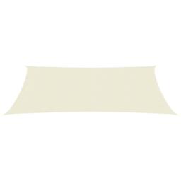 Berkfield Home Sunshade Sail 160 g/m ² Cream 2.5x4.5 m HDPE in Beige - thumbnail 2